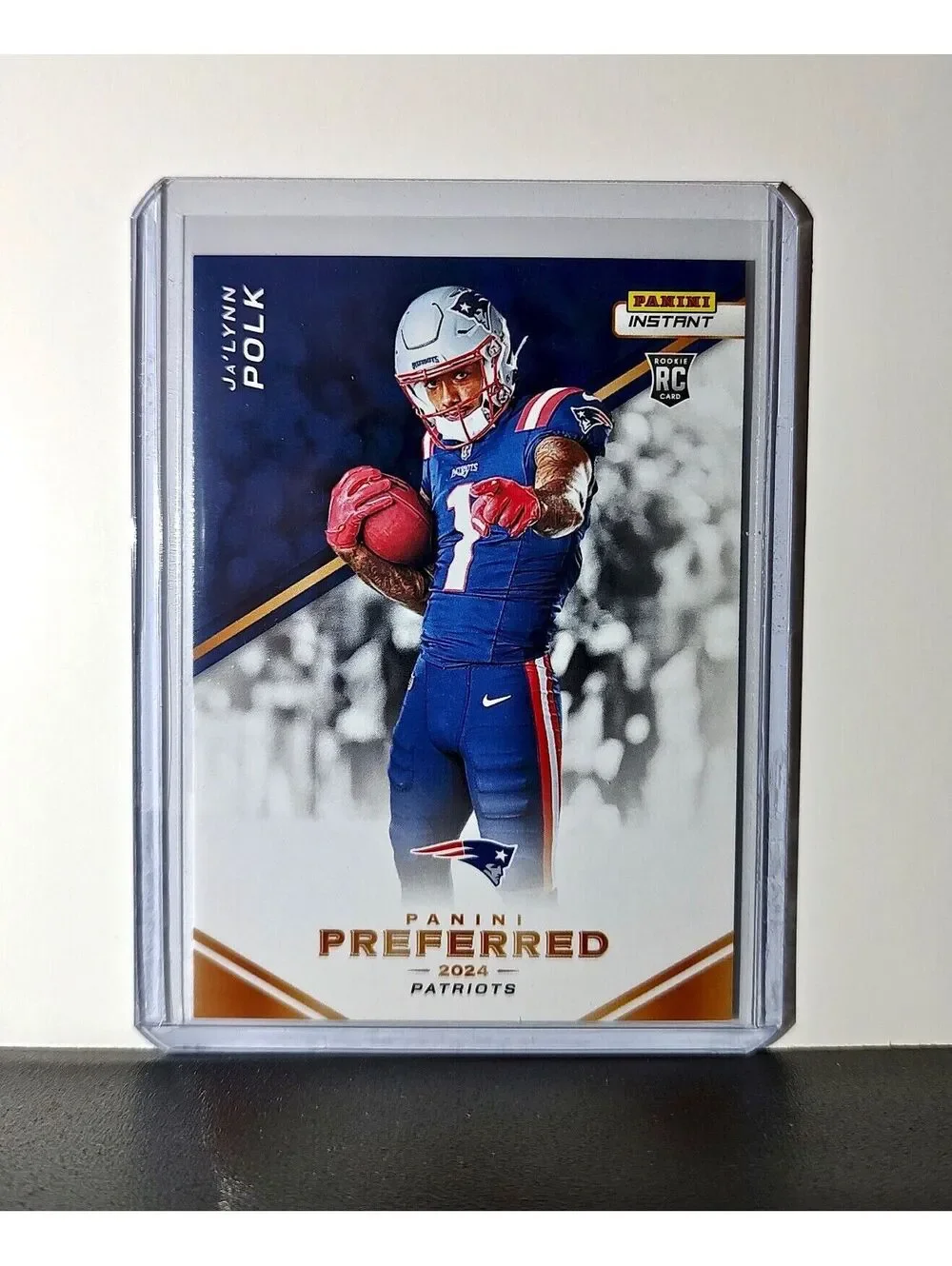 Ja'Lynn Polk 2024 Panini Preferred NFL #10 Rookie Card NE Patriots 1/335